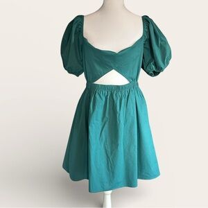 Le Lis Teal Dress with Elegant Design